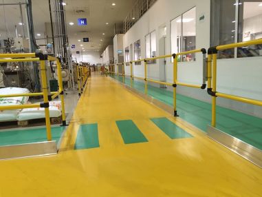 仓库和工厂通道安全护栏的作用
