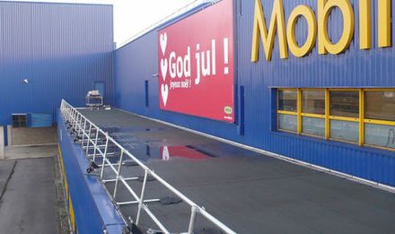KeeGuard自立式护栏系统在宜家(IKEA)中的应用